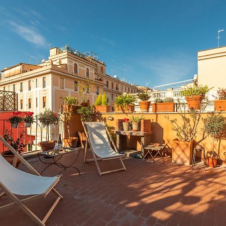 Bright And Comfy Terraced Apartment In Trastevere Рим Экстерьер фото