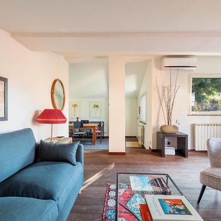 Bright And Comfy Terraced Apartment In Trastevere Рим Экстерьер фото