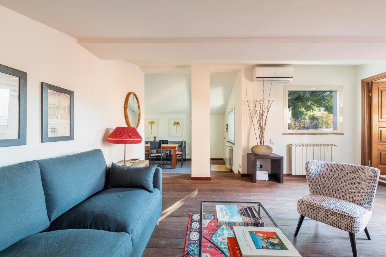Bright And Comfy Terraced Apartment In Trastevere Рим Экстерьер фото